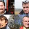 De gauche &agrave; droite et de haut en bas :&nbsp;Pascal Jacquemin,&nbsp;Paul Fran&ccedil;ois,&nbsp;Philippe Layat et&nbsp;Emmanuel Giboulot. (BENOIT ZAGDOUN / FRANCETV INFO)