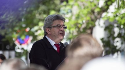 Jean-Luc Mélenchon à Villeurbanne (Rhône), le 4 juin 2022.&nbsp; (NORBERT GRISAY / HANS LUCAS / AFP)