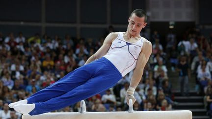 Le Français Cyril Tommasone n'a pu  accrocher le podium du cheval d'arçons