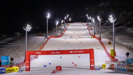 Le parcours du slalom parallèles dames de Levi, en Autriche, lors de la Coupe du monde 2020-2021 de ski alpin (JOHANN GRODER / EXPA)