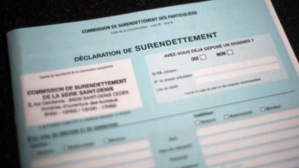 Une déclaration de surendettement. (AFP/FRED DUFOUR)