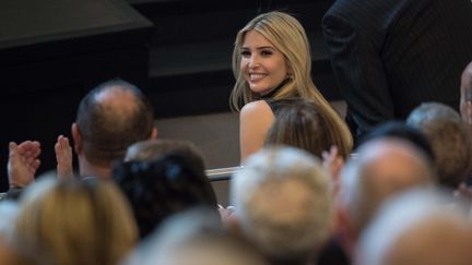 Ivanka Trump, fille et conseillère du président américain Donald Trump, à Washington, le 1er mai 2017. (NICHOLAS KAMM / AFP)