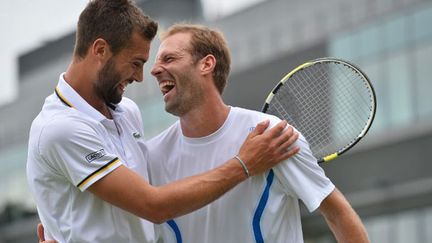 Les deux joueurs français Benoît Paire et Stéphane Robert