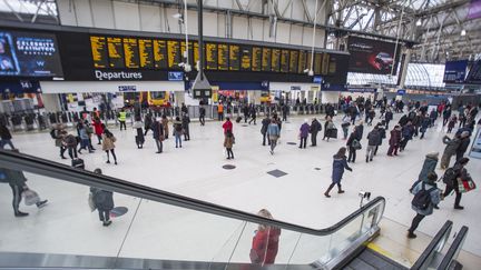 La gare de Waterloo à Londres, le 21 février 2018. (NICOLAS ECONOMOU / NURPHOTO)