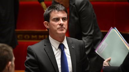 Le Premier ministre Manuel Valls, le 3 f&eacute;vrier 2015 &agrave; l'Assembl&eacute;e nationale (Paris). (BERTRAND GUAY / AFP)