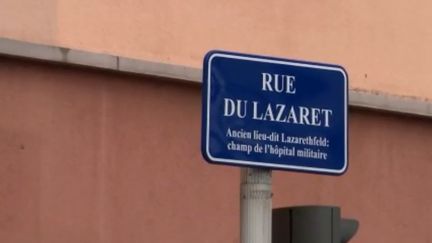 La rue du Lazaret, dans le quartier du Neudorf, à Strasbourg (Bas-Rhin), où Cherif Chekatt a été abattu par la police, jeudi 13 décembre au soir.&nbsp; (FRANCE 2)