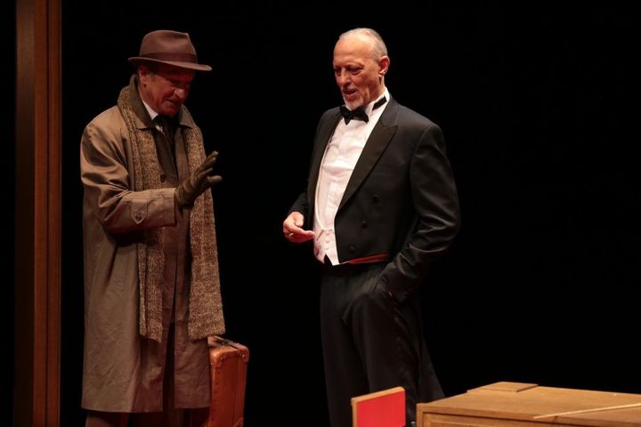 Christophe Malavoy et Tom Novembre dans "Fausse note" de Didier Caron au Théâtre Michel 
 (Théâtre Michel)