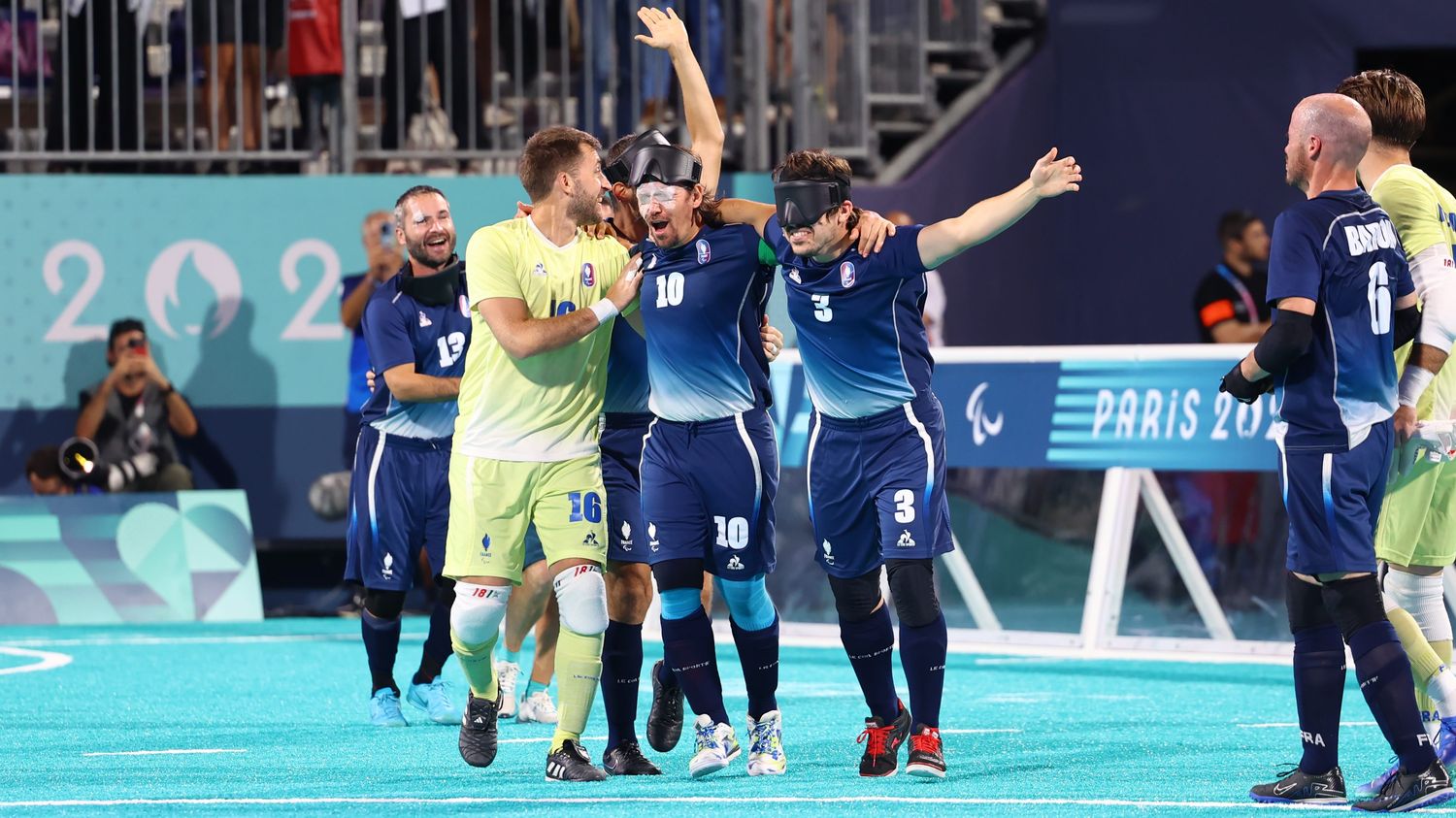 Thanks to a new goal from Frédéric Villeroux against Colombia, France reaches the final of blind football