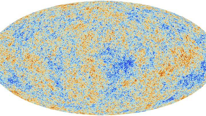 Le satellite europ&eacute;en Planck, lanc&eacute; en 2009 sur les traces de la premi&egrave;re lumi&egrave;re &eacute;mise peu apr&egrave;s le Big Bang, a d&eacute;voil&eacute; jeudi matin l'image la plus pr&eacute;cise jamais r&eacute;alis&eacute;e de l'Univers dans sa prime jeunesse, le 23 mars 2013. (ESA / AFP)