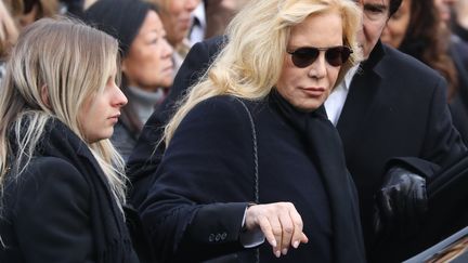 Sylvie Vartan lors de l'hommage populaire à Johnny Hallyday, Paris, 9 déc 2017
 (ludovic MARIN / AFP)