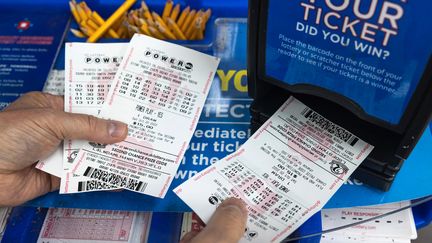 Des tickets de loterie Powerball. (MAXPPP)