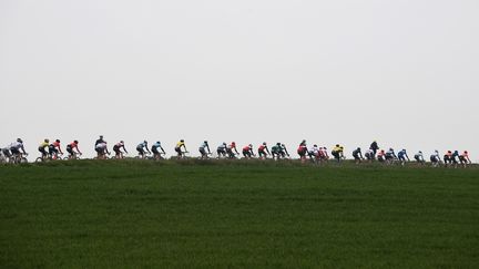 La 117e édition du Paris-Roubaix en avril 2019 (photo d'illustration). (ANNE-CHRISTINE POUJOULAT / AFP)