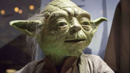 Le personnage de Yoda dans le cadre d'une exposition consacr&eacute;e &agrave; la saga "Stars Wars" au Tech Museum of Innovation &agrave; San Jose (Californie, Etats-Unis) le 15 octobre 2012. (SIPA )