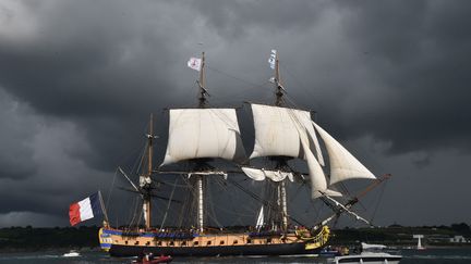 Les fêtes maritimes de Brest (Finistère) ont ouvert leurs portes, mercredi 13 juillet 2016.&nbsp; (MAXPPP)