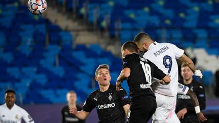 Benzema a ouvert le score en début de match. (PIERRE-PHILIPPE MARCOU / AFP)