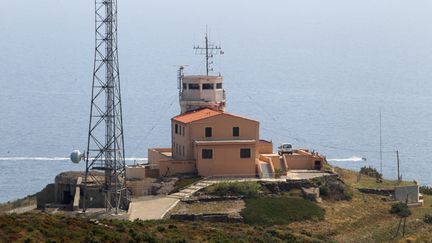 Le s&eacute;maphore de&nbsp;fort B&eacute;ar &agrave;&nbsp;Port-Vendres (Pyr&eacute;n&eacute;es-Orientales), le 16 juillet 2015. (RAYMOND ROIG / AFP)