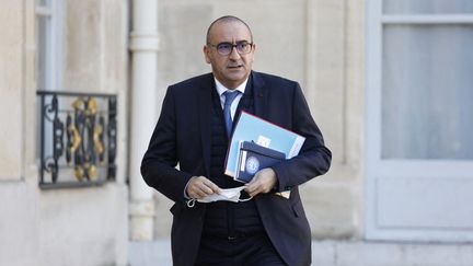 Le coordinateur national de la lutte contre le terrorisme, Laurent Nunez, à l'Elysée, à Paris, le 28 février 2022. (LUDOVIC MARIN / AFP)