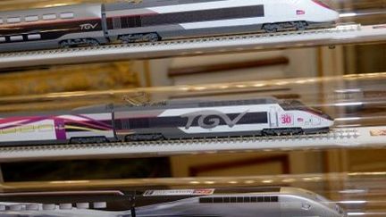 Maquettes de TGV d'Alstom. (PIERRE ANDRIEU)