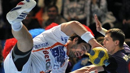 Nikola Karabatic en plein déséquilibre