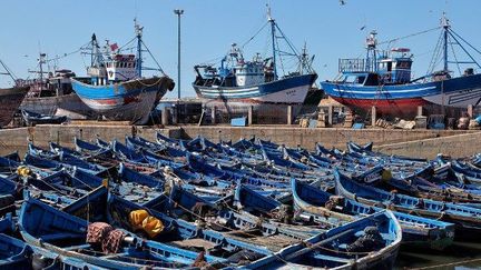 Bateaux de pêche à Essaouira sur la côte atlantique du Maroc. (Creative Touch Imaging Ltd / NurPhoto)