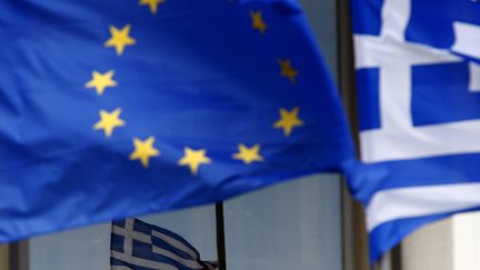 &nbsp; (Le "grexit" ou sortie de la Grèce de la zone euro, seule solution selon certains pour venir à bout du problème de la dette © Yannis Behrakis/Reuters)