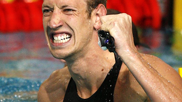 Natation Le 21 Mars 2008 Alain Bernard Bat Pour La Premiere Fois Le Record Du Monde Du 100m Nage Libre