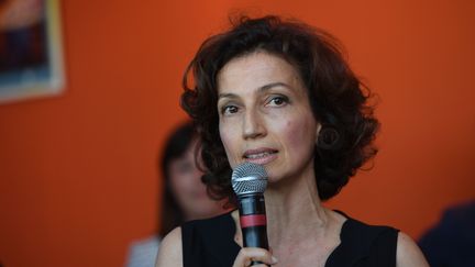 La ministre de la Culture, Audrey Azoulay, le 16 juillet 2016 aux Francofolies de La Rochelle. (XAVIER LEOTY / AFP)