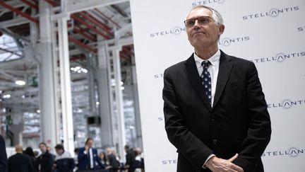 L'ancien directeur général de Stellantis, Carlos Tavares, à Turin le 10 avril 2024. (MARCO BERTORELLO / AFP)