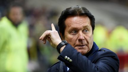 Le président du FC Nantes, Waldemar Kita, avant un match face à Ajaccio, le 3 février 2016. (DAMIEN MEYER / AFP)