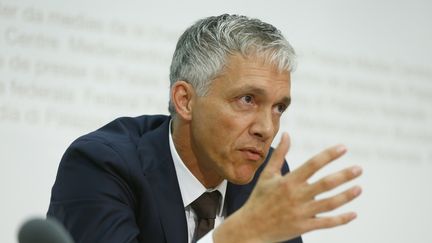 &nbsp; (Michael Lauber, procureur général de la Confédération helvétique à Bern lors de sa conférence de presse © RETEURS - Ruben Sprich)