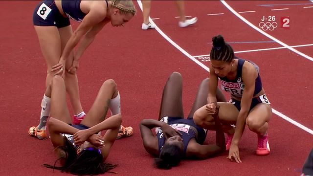 Championnats d'Europe d'athlétisme : l'équipe de France féminine décroche l'argent sur le 4x400m