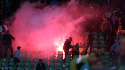 Le stade de football de Port-Sa&iuml;d en Egypte lors des violents affrontements du 1er f&eacute;vrier 2012. (AFP)