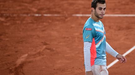  Hugo Gaston s'est incliné face à Dominic Thiem au terme d'un match sensationnel, le 4 octobre.  (MARTIN BUREAU / AFP)