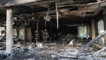  (Le centre des impôts de Morlaix ravagé par le feu en septembre © MAXPPP)