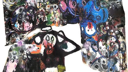 Sejiro Avoseh est né en 1990 au Nigeria. Entre figuration et abstraction, l’artiste mixe dans ses œuvres peinture et collage pour raconter ses souvenirs, sa vie et son pays. "Je peins les vies qui sont entrées dans la mienne, je peins aussi les effets que ces vies ont eu sur la mienne, comment elles m’ont élevé", déclare l’artiste. Politique et engagé, il raconte la société nigériane en plein bouleversement, agitée par la violence, violence au cœur de sa création. "Il déchire et brûle ses toiles à certains endroits. La toile devient la victime de cette brutalité créatrice, étendard de ces visages déformés, témoin de son temps et des évènements qui déchirent le Nigeria contemporain", explique la galerie Afikaris. Ses portraits déconstruits et défigurés par la douleur et l’injustice montrent les victimes de leur temps, martyres de l’histoire contemporaine. Sejiro Avoseh est le cri d’une génération.&nbsp; &nbsp; (AFIKARIS)