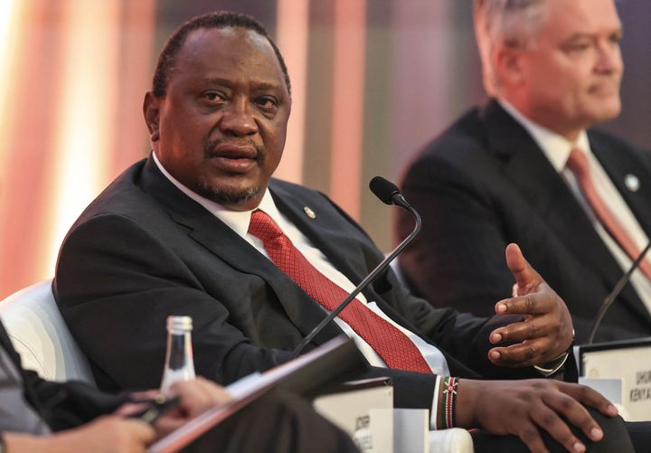 Le président kényan Uhuru Kenyatta lors d'une rencontre internationale à Antalya (Turquie), en juin 2021. (METIN AKTAS / ANADOLU AGENCY)