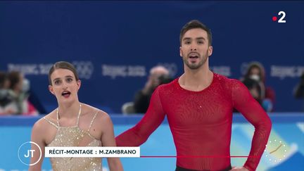 Gabriella Papadakis et Guillaume Cizeron. (France 2)