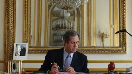 Jean-Louis Debré au Conseil Constitutionnel. (AFP/MARTIN BUREAU)