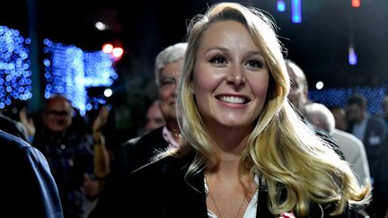 Marion Maréchal, le 28 septembre 2019 à la "convention de la droite" organisée à Paris. (DANIEL PIER / NURPHOTO / AFP)