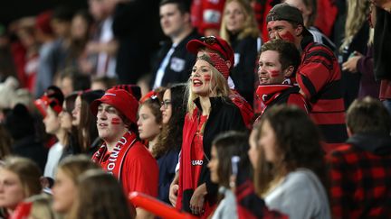  Les supporters des Canterbury Crusaders n'assisteront pas au match face aux Saracens (FIONA GOODALL / AFP)