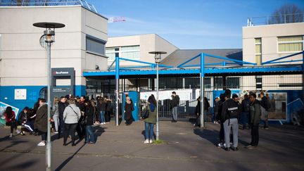 Le collège Maurice Utrillo de Stains, en Seine-Saint-Denis. (Jean-Nicholas Guillo / PHOTOPQR/LE PARISIEN/MAXPPP)