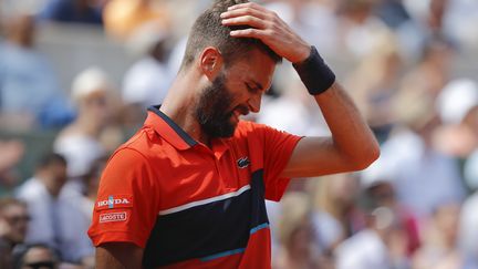 Benoît Paire, défait au premier tour de Roland-Garros face à Rafael Nadal. (STEPHANE ALLAMAN / STEPHANE ALLAMAN)