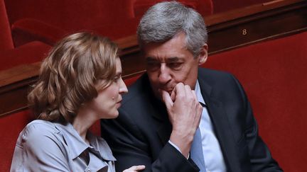 Les députés LR Nathalie Kosciusko-Morizet et Henri Guaino, à l'Assemblée nationale, le 13 juillet 2016. (JACQUES DEMARTHON / AFP)