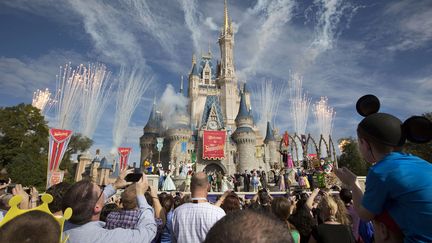 Le ch&acirc;teau de Cendrillon &agrave; Disney World, le 6 d&eacute;cembre 2012, en Floride (Etats-Unis). (SCOTT AUDETTE / REUTERS)