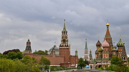 Le Kremlin, palais présidentiel russe, à Moscou, le 3 mai 2023. (SEFA KARACAN / ANADOLU AGENCY / AFP)