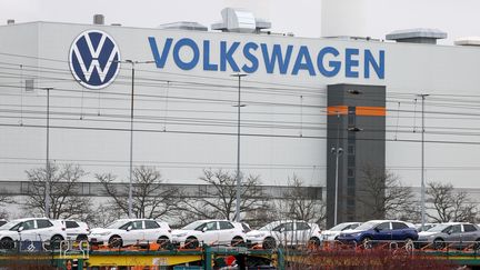 Une usine du constructeur automobile Volkswagen en Allemagne, le 17 mars 2021. (JAN WOITAS / DPA-ZENTRALBILD)