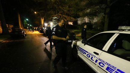 Intervention de la police ed Charlotte (USA) en 2012 (STREETER LECKA / GETTY IMAGES NORTH AMERICA)