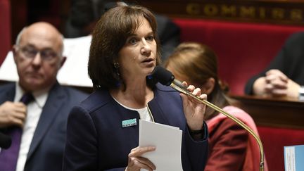 Laurence Rossignol, ministre des Familles, à l'Assemblée nationale, le 22 novembre 2016. (Photo d'illustration) (LIONEL BONAVENTURE / AFP)