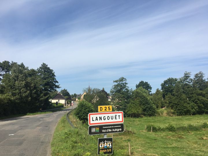 La commune de Langouët, au nord de Rennes, en Ille-et-Vilaine. (JUSTINE LECLERCQ / RADIO FRANCE)