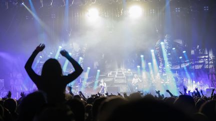 During a concert at the Printemps de Bourges, April 25, 2024. Illustrative photo. (SANDRINE MARTY / HANS LUCAS / VIA AFP)